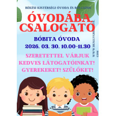 ÓVODÁBA CSALOGATÓ - Bóbita Óvoda